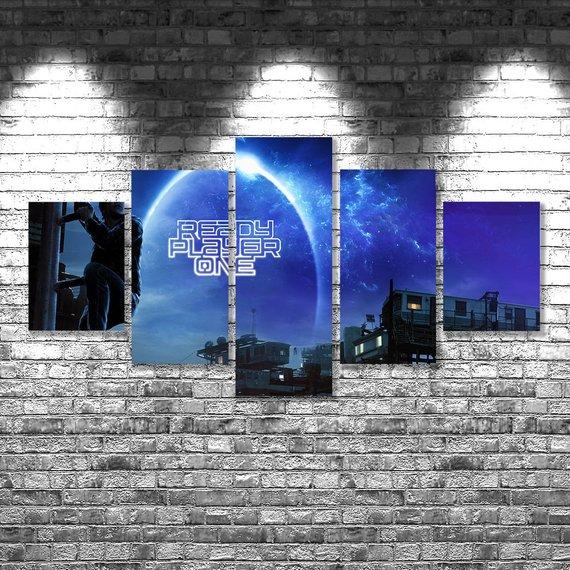 Ready Player One 05 - Movie 5 Panel Canvas Art Wall Decor Ready Player One 05 - Movie 5 Panel Canvas Art Wall Decor