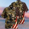 Remember Their Sacrifice Veteran All Over Printed Hawaiian Shirt