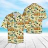 Retro Summer Vacation Hawaiian Shirt Summer Button Up