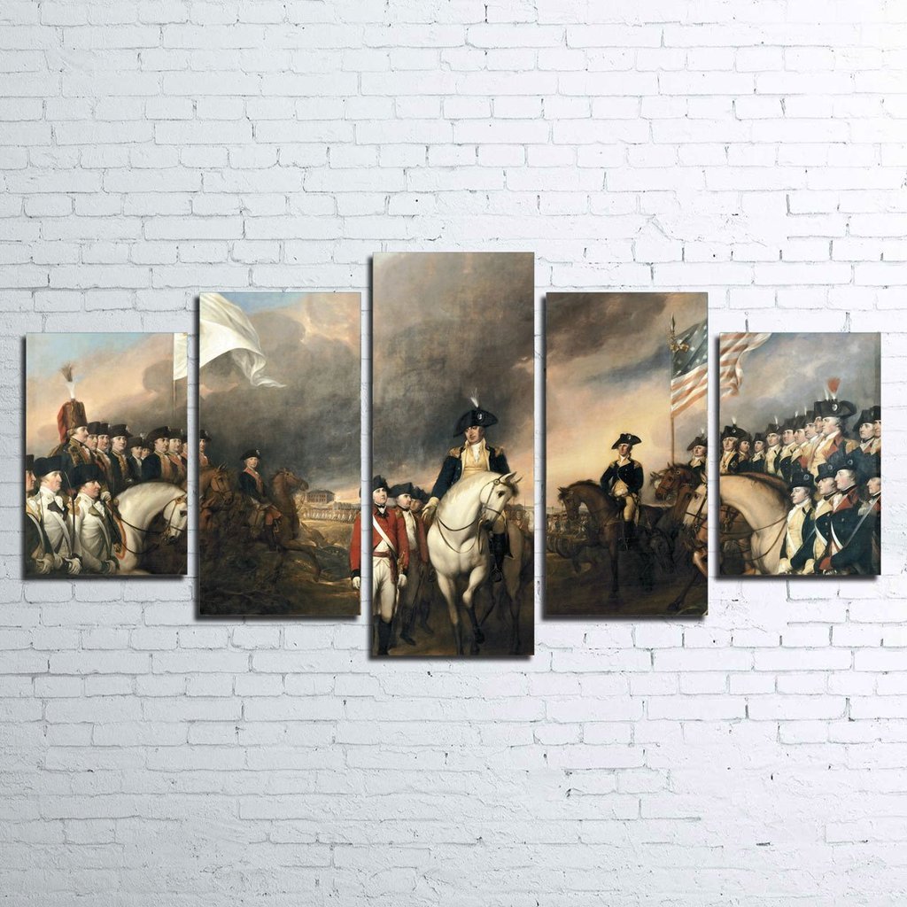 Revolutionary War - Nature 5 Panel Canvas Art Wall Decor Revolutionary War - Nature 5 Panel Canvas Art Wall Decor