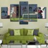 Rick And Morty #16 - Cartoon 5 Panel Canvas Art Wall Decor