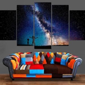 Rick & Morty Inspired 19 - Cartoon 5 Panel Canvas Art Wall Decor