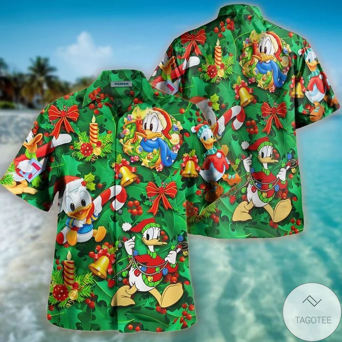 Ring A Bell With Donald Christmas Hawaiian Shirt Ring A Bell With Donald Christmas Hawaiian Shirt
