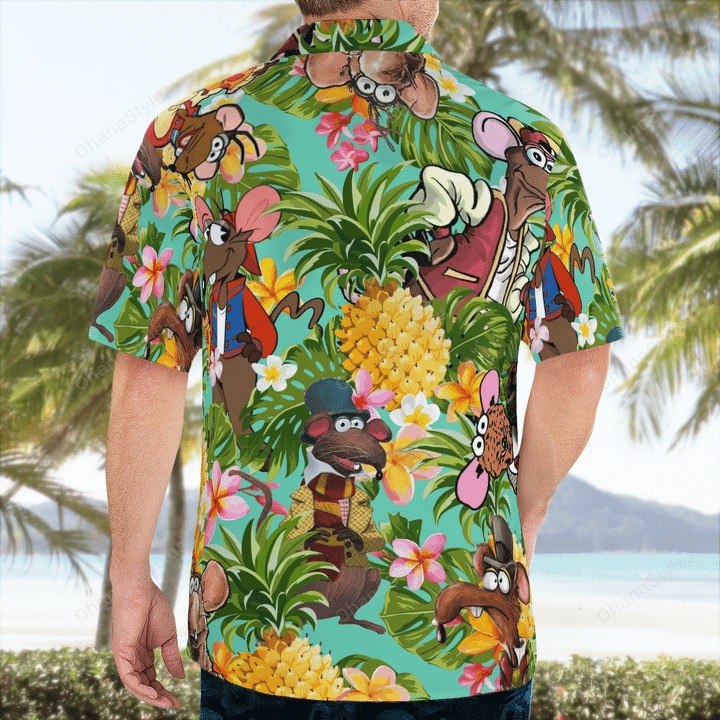 Rizzo The Rat Muppets Tropical Hawaiian Shirt Rizzo The Rat Muppets Tropical Hawaiian Shirt