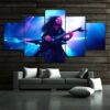Rock And Roll Music Dimebag Darrell - Music 5 Panel Canvas Art Wall Decor