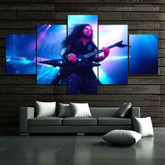 Rock And Roll Music Dimebag Darrell - Music 5 Panel Canvas Art Wall Decor Rock And Roll Music Dimebag Darrell - Music 5 Panel Canvas Art Wall Decor