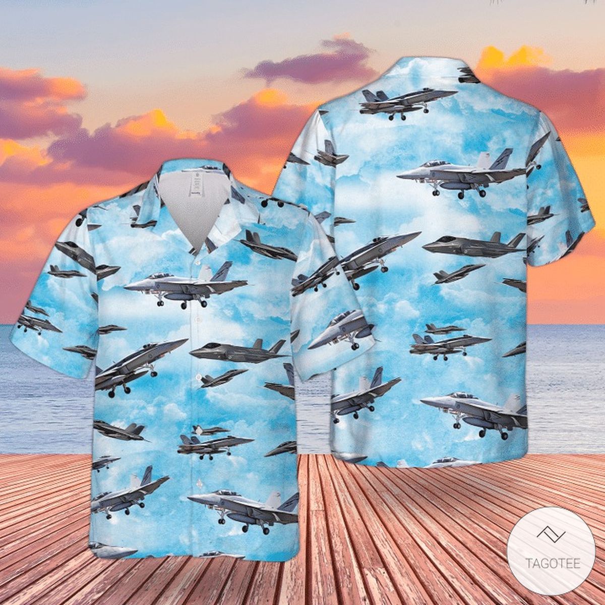 Royal Australian Air Force Air Combat Hawaiian Shirt Royal Australian Air Force Air Combat Hawaiian Shirt