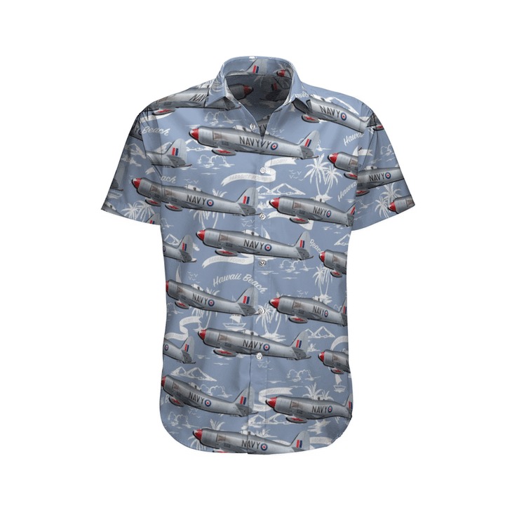 Royal Canadian Navy Hawker Sea Fury Fb11 Hawaiian Shirt Royal Canadian Navy Hawker Sea Fury Fb11 Hawaiian Shirt
