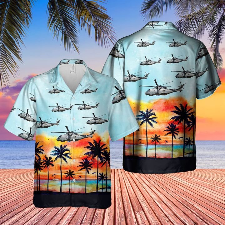 Royal Navy Merlin Hawaiian Shirt Royal Navy Merlin Hawaiian Shirt