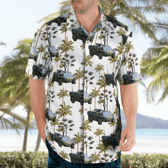 Royal Netherlands Army Fennek Hawaiian Shirt Royal Netherlands Army Fennek Hawaiian Shirt