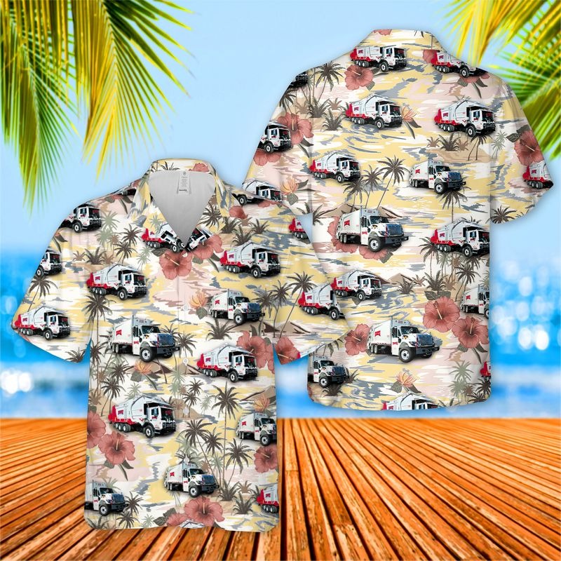 Rumpke Waste And Recycling Truck Hawaiian Shirt Rumpke Waste And Recycling Truck Hawaiian Shirt