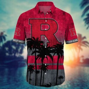 Rutgers Scarlet Knights Hawaiian Shirt
