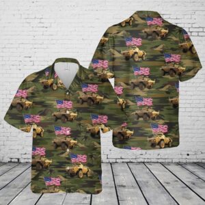 S Army M1117 Armored Security Vehicle Hawaiian Shirt