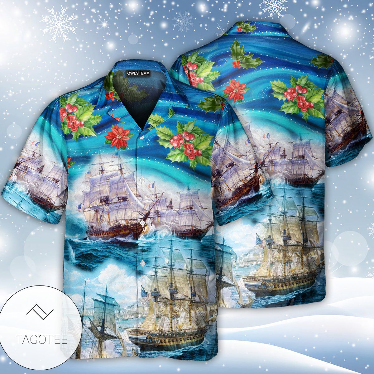 Sail Go To The Sea Christmas Style Hawaiian Shirt Sail Go To The Sea Christmas Style Hawaiian Shirt