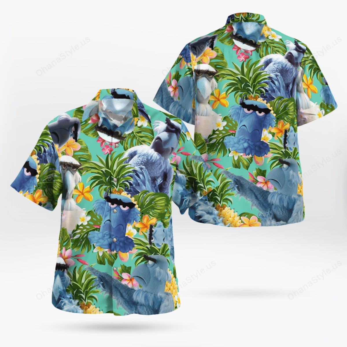 Sam Eagle Tropical Hawaiian Shirt Sam Eagle Tropical Hawaiian Shirt