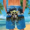 San Diego Padres And Baby Yoda Hawaiian Shirt Short