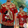 San Francisco 49Ers & Mickey Mouse Hawaiian Shirt