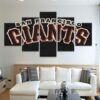 San Francisco Giants 4 -Sport 5 Panel Canvas Art Wall Decor
