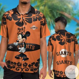 San Francisco Giants Minnie Mouse Hawaiian Shirt