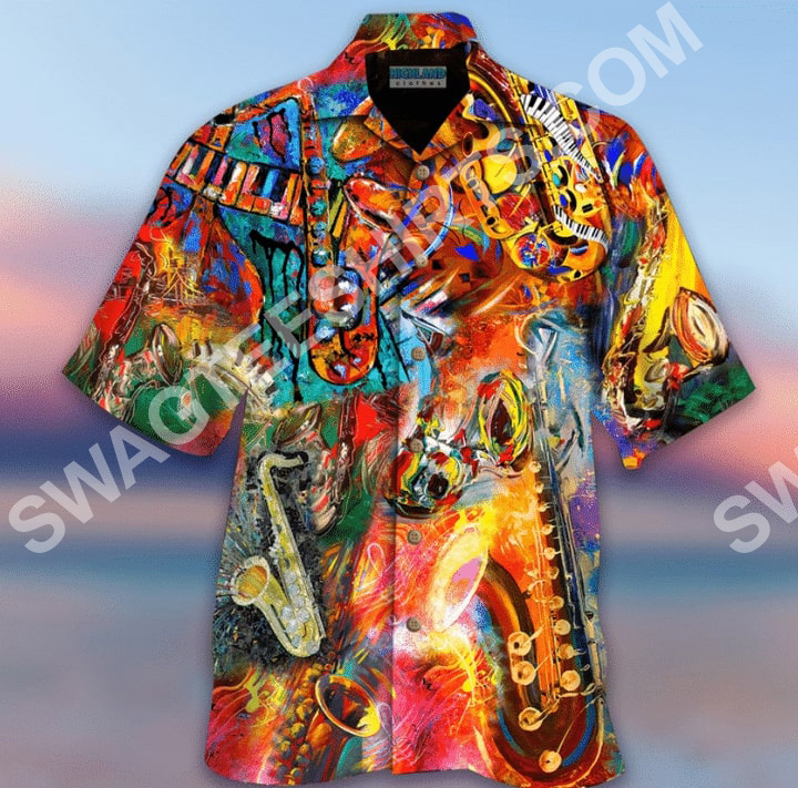 Saxophone Lover All Over Printed Hawaiian Shirt Saxophone Lover All Over Printed Hawaiian Shirt