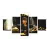 Scarface Tony Montana - Famous Person 5 Panel Canvas Art Wall Decor