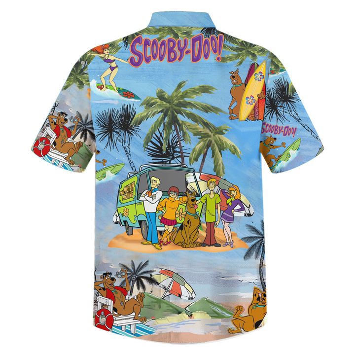 Scooby Doo Summer Vacation Hawaiian Shirt Scooby Doo Summer Vacation Hawaiian Shirt