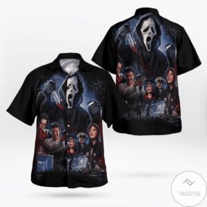 Scream Ghostface Halloween Hawaiian Shirt