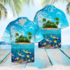 Sea Turtle Island All Over Printed Hawaiian Shirt