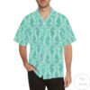 Seahorse Green Pattern Hawaiian Shirt
