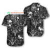 Seamless Occultism Satanic Goth Hawaiian Shirt