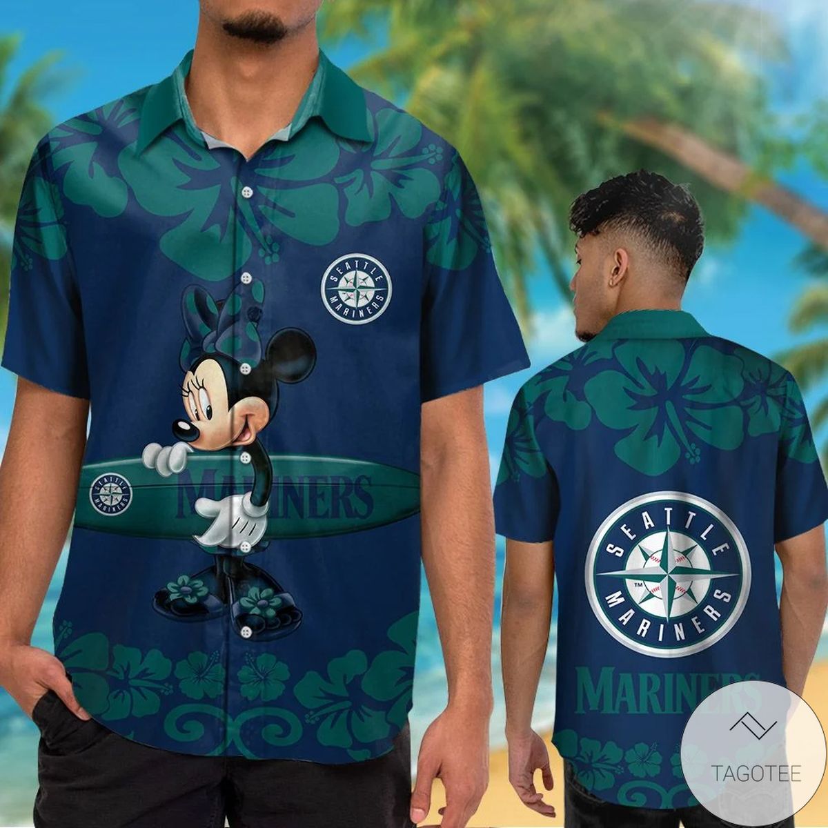 Seattle Mariners Minnie Mouse Hawaiian Shirt Seattle Mariners Minnie Mouse Hawaiian Shirt