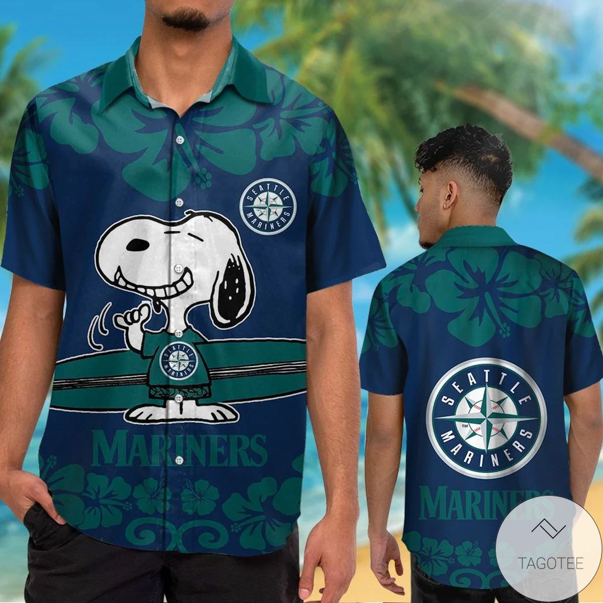 Seattle Mariners Snoopy Hawaiian Shirt Seattle Mariners Snoopy Hawaiian Shirt
