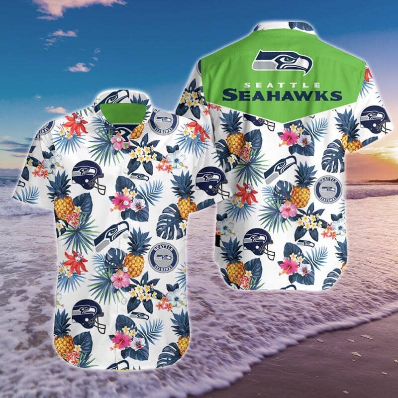 Seattle Seahawks Hawaiian Shirt Summer Button Up Seattle Seahawks Hawaiian Shirt Summer Button Up