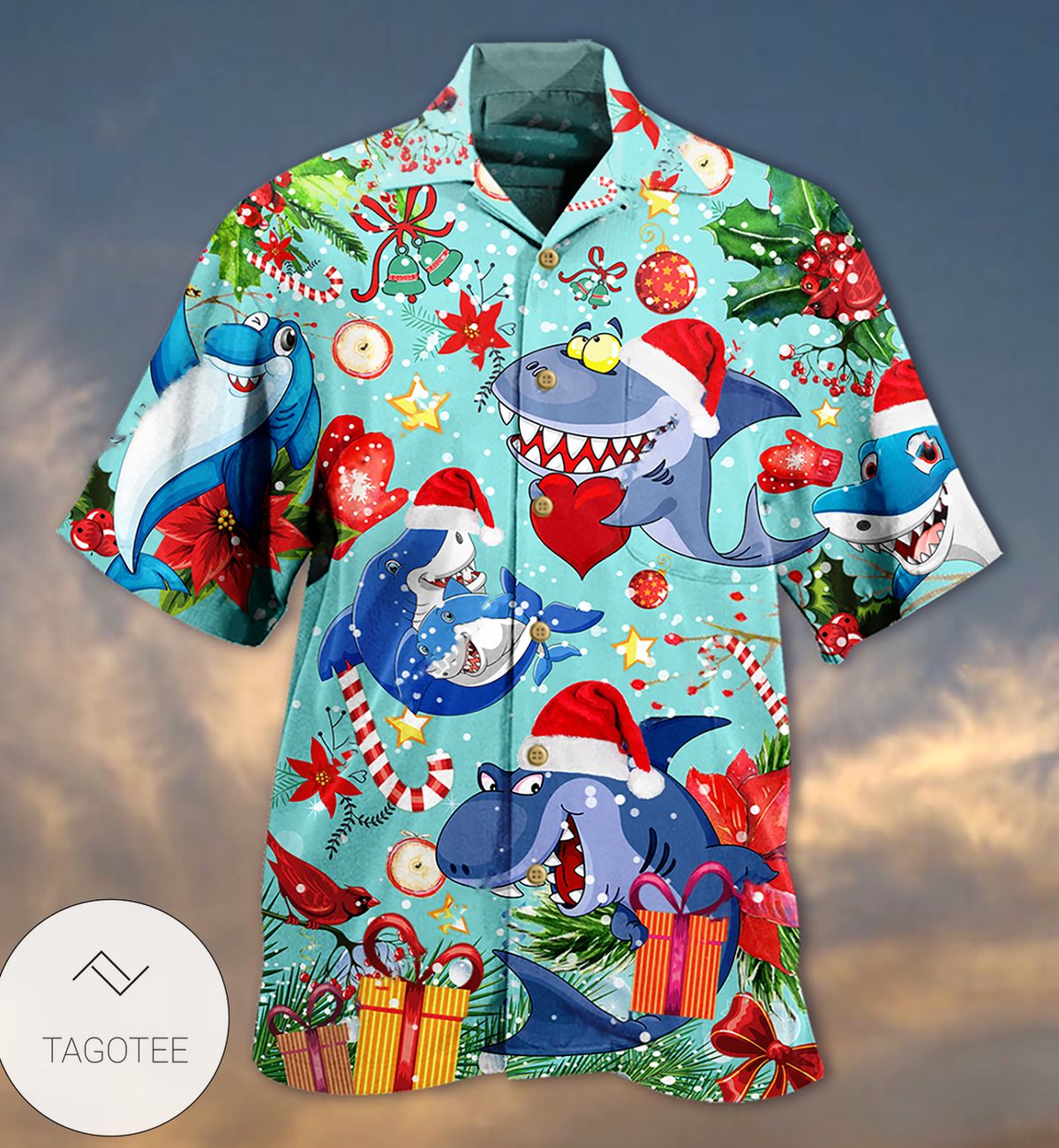 Shark Love Christmas Limited Edition Hawaiian Shirt Shark Love Christmas Limited Edition Hawaiian Shirt