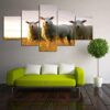 Sheep Lover - Animal 5 Panel Canvas Art Wall Decor
