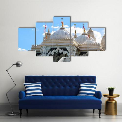 Shri Swaminarayan - Religion 5 Panel Canvas Art Wall Decor Shri Swaminarayan - Religion 5 Panel Canvas Art Wall Decor