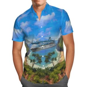Silja Line Ms Galaxy Hawaiian Shirt
