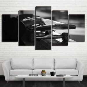 Skatebord - Sport 5 Panel Canvas Art Wall Decor