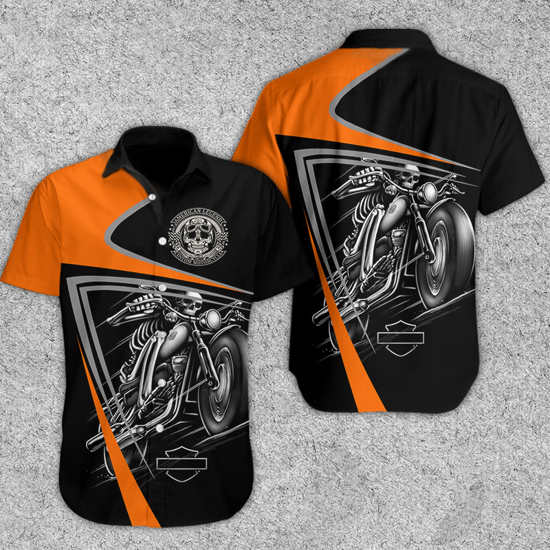 Skeleton Racer Hawaiian Shirt Summer Button Up Skeleton Racer Hawaiian Shirt Summer Button Up