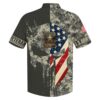 Skull American Flag Us Army Veteran Hawaiian Shirt