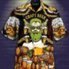 Skull Barley Craft Beer Hawaiian Shirt