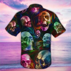 Skull Colorful Hawaiian Shirt
