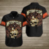 Skull Eagle Motorcycle Hawaiian Shirt Summer Button Up