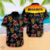 Skull Megadeth Music Rock Band Summer Vacation Hawaiian Shirt