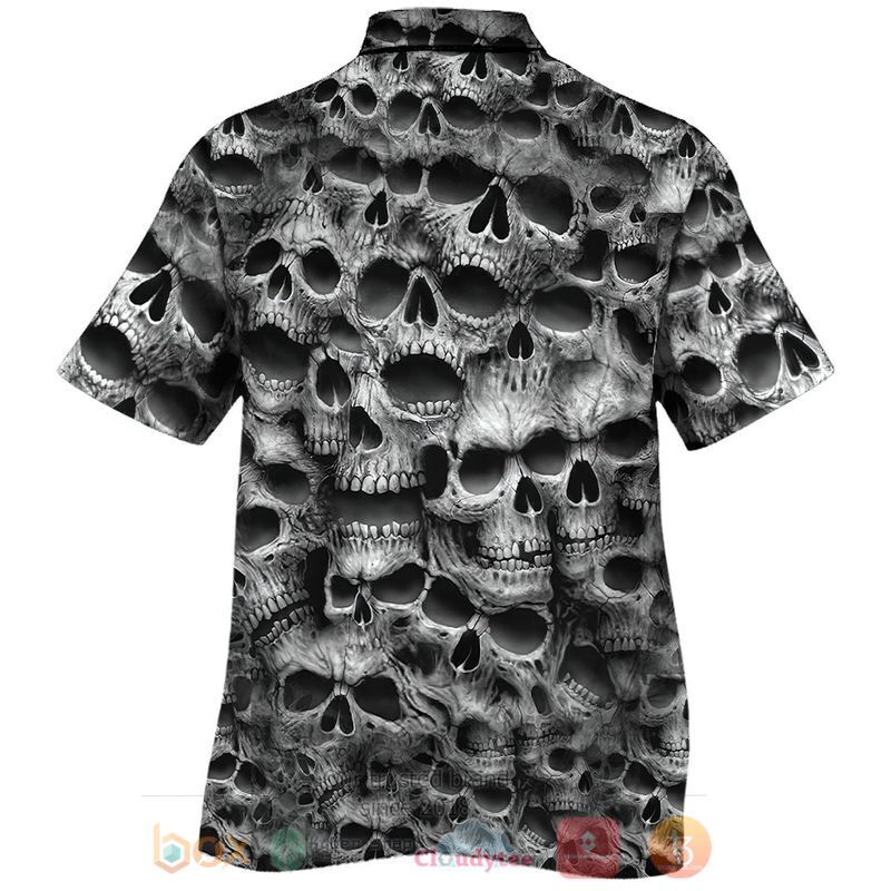 Skull Pattern Hawaiian Shirt Skull Pattern Hawaiian Shirt