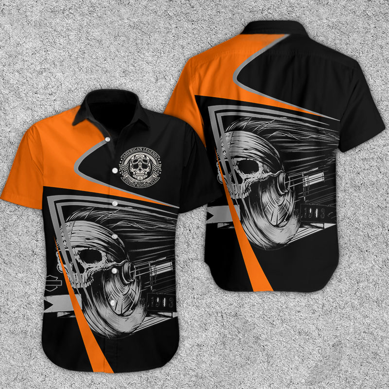 Skull Roller Hawaiian Shirt Summer Button Up Skull Roller Hawaiian Shirt Summer Button Up