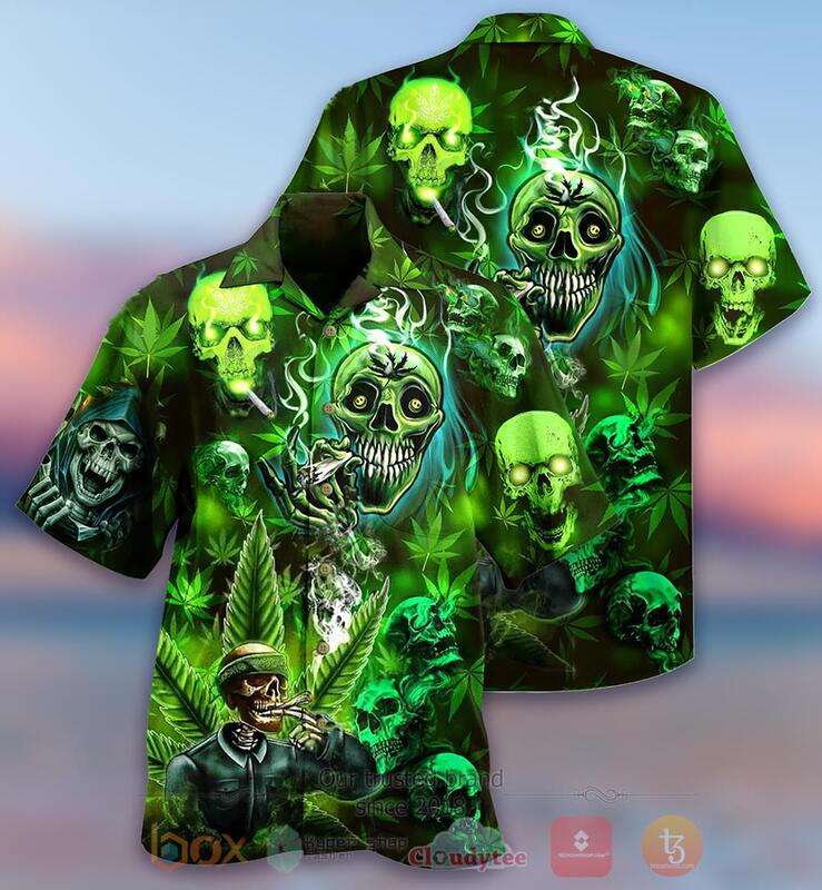 Skull So High Hawaiian Shirt Skull So High Hawaiian Shirt