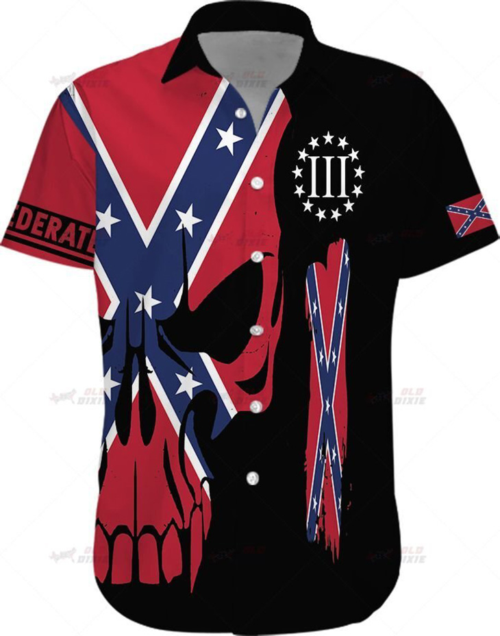 Skull Southern When Tyranny Becoms Law Rebellion Becomes Duty Hawaiian Shirt Skull Southern When Tyranny Becoms Law Rebellion Becomes Duty Hawaiian Shirt