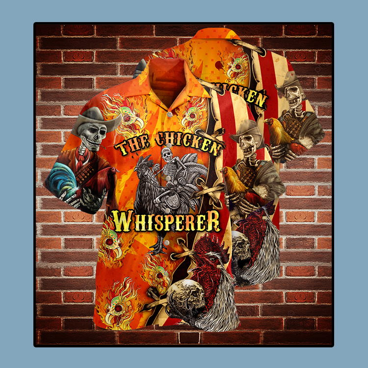Skull The Chicken Whisperer Hawaiian Shirt Skull The Chicken Whisperer Hawaiian Shirt
