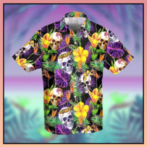 Skull Tropical Hawaiian Shirt